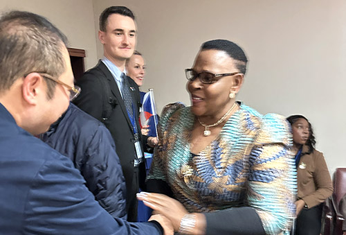 美寶集團(tuán)董事局主席徐鵬應(yīng)邀出席聯(lián)合國婦女周系列活動(dòng)